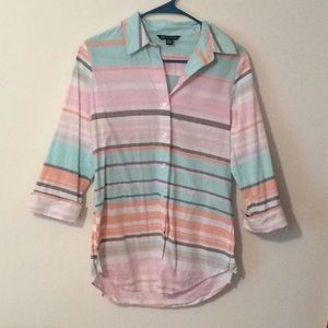 EUC Zac & Rachel Striped Shirt